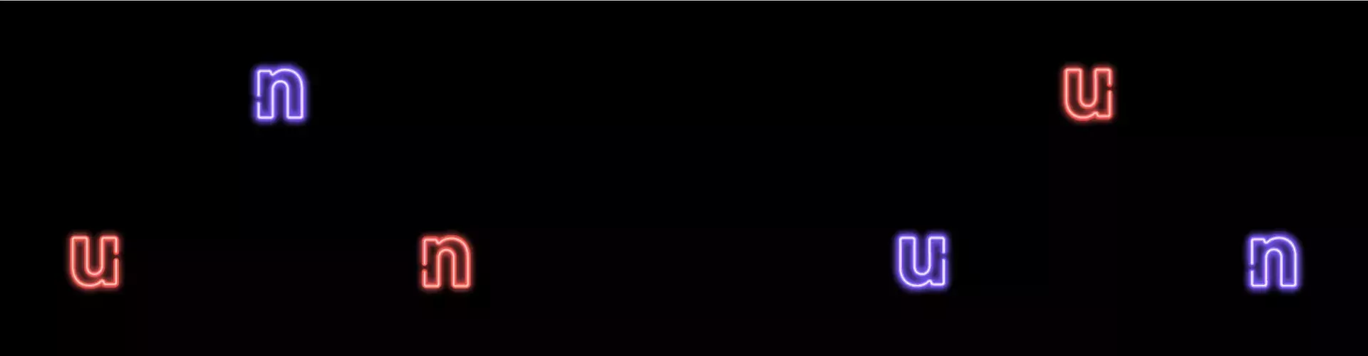 neon black background